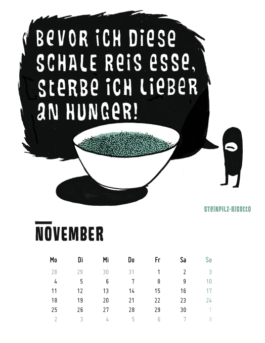 November Vorderseite